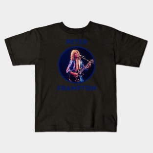 peter frampton ll blue Kids T-Shirt